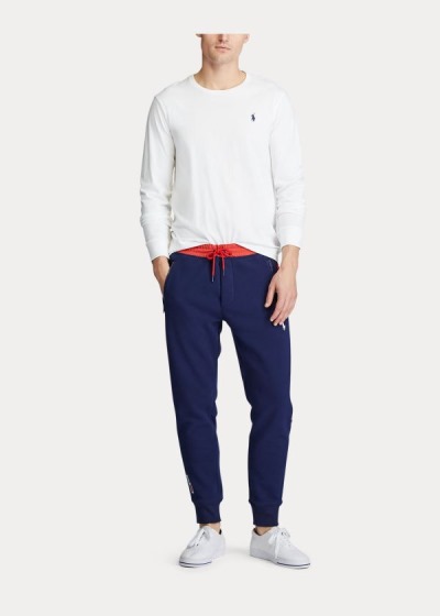 Calças Jogger Polo Ralph Lauren Fleece Homem 42698-PQMV